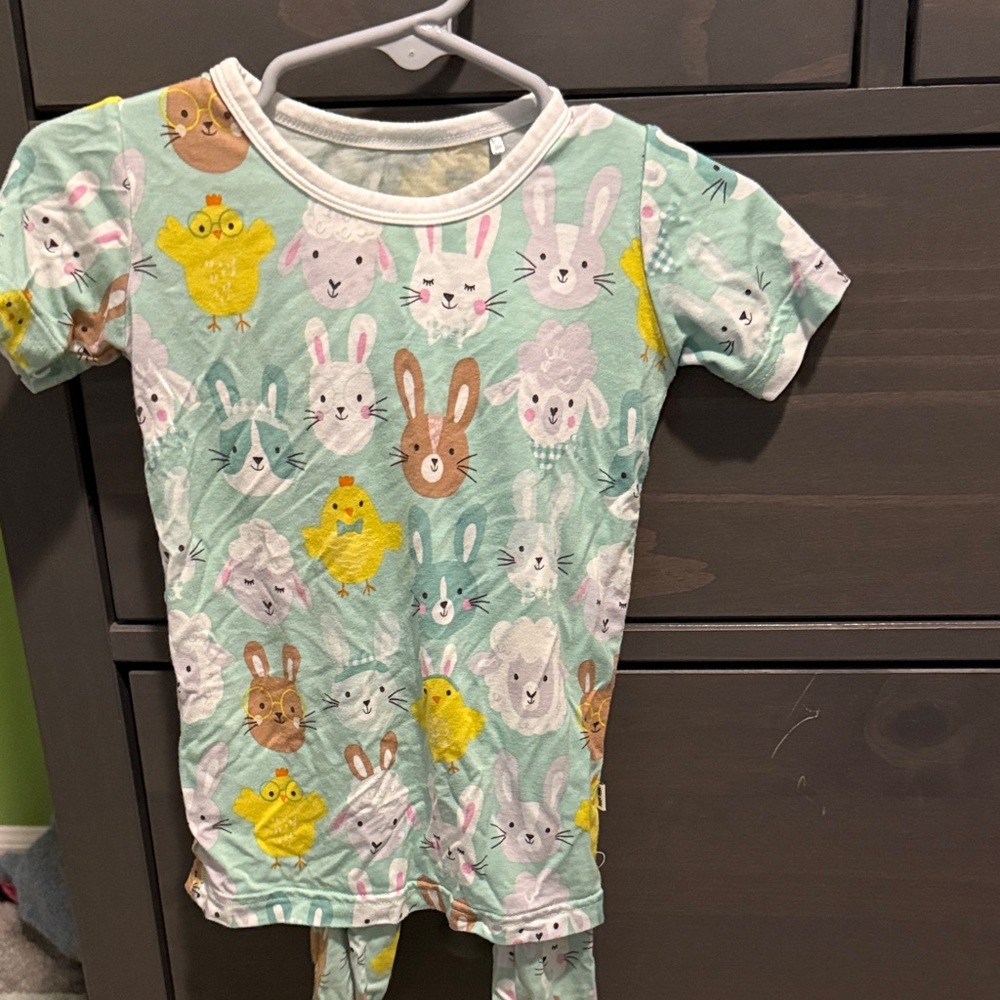 Little Sleepies Pastel Animal Print Pajama Set